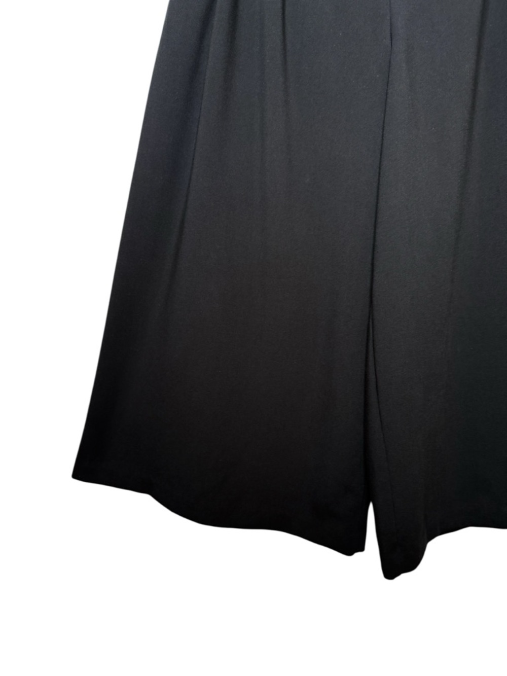 Anthropologie Maeve Black Wide Leg Culottes High Rise Cropped Pants Sz 6 - Picture 7 of 13